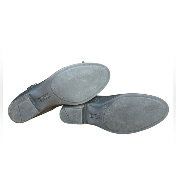 Umberto Raffini Alexa Booties Black Side Zipper belt buckle Women's Size EU 39 - Picture 4 of 4